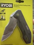 Ryobi Spring Assisted Folding Knife / Partially Serrated Stainless Steel Blade. Fixed Price $22.48.