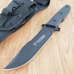 Smith & Wesson Homeland Fixed Knife 6" 7CR17MOV Steel Blade Black G10 Handle. Fixed Price $35.19.