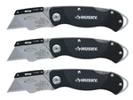 Husky Folding Sure-grip Lock Back Utility Knives Multi Pack (3 Colors Vary. Fixed Price $48.12.
