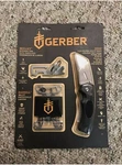 New Gerber Edge, Barbill, Mullet 1-BLADE Folding Retractable Utility Knife Set. Fixed Price $23.38.