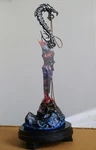9 Fantasy Dragon Knife Display Stand Hand Painted 6 Blade Skull Trinket. Fixed Price $36.00.