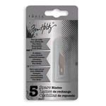 Tim Holtz Retractable Craft Knife Refill Blades 5/PKG-WIDE Point- For 3356E. Fixed Price $16.54.