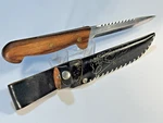 Vintage Frosts Mora Fishing Knife Stainless Steel W/nicely Decorated Sheath Vguc. Fixed Price $69.95.