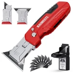 Kaiweets Utility Knife Scraper, 2-IN-1 Folding Box Cutter With Blad... Fast Ship. Fixed Price $29.99.