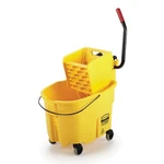 Rubbermaid Commercial Products Side-press Wringer Mop And Bucket, Yellow. Fixed Price $59.99.