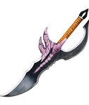 Munetoshi 26" Silver Kasaka Venom Fang Dagger Solo Foam Replica Anime Cosplay. Fixed Price $20.99.