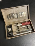 Vtg X-acto Basic Deluxe Craft Tool Set Kit Plastic Case Block Planer Blades Usa. Fixed Price $42.00.