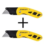 Folding Box Cutter (2-PACK) Utility Pocket Knife Blade Work Push Button New. Fixed Price $8.77.