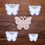 Butterfly Cookie Cutter Set And Stamp Cute Spring Baking Fondant Craft Mold. Fixed Price $5.94.