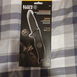 Klein Tools 44228 Electrician's Knife, Stainless Steel Blade 2-7/8 In, Black. Fixed Price $24.77.