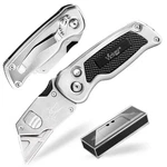 Vickay Box Cutter, Utility Knife With Clip, Stainless Steel Body Handle, Quic.... Fixed Price $43.83.