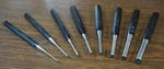 Super Vintage Millers Falls No. 572-01C Set, 8 Piece Pin Punch & Bag, Boxed. Fixed Price $129.95.