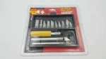 Tool Plus 16 Piece Hobby Knife Set. Fixed Price $13.99.