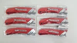 6PK S4 Safety Box Cutter Utility Knife Left Handed Steel Guard SP-017 Blade, Red. Fixed Price $24.48.