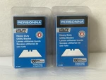 New Personna 3/4-IN Steel Utility Razor 2-PACK 61-0403 200 Blades Total. Fixed Price $24.95.