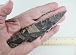 6" Stone Knife Blade Skinning Hunting Ornamental Craft- Hand Knapped. Fixed Price $17.75.