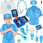 Ivenrxiu Doctor Kit For Kids, 17 Pcs Medical Play Set With Child-size, Blue. Fixed Price $22.77.