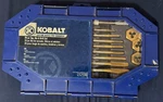 Kobalt 26 Piece Sae Tap & Die, Drill Set In Hard Case, #232550, Lightly Used. Fixed Price $23.00.