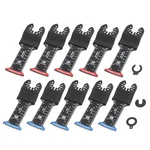 10 Pcs Extra Long Oscillating Saw Blades Curved Edge Bi-metal & Japanese Teeth. Fixed Price $24.38.