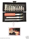 13 Piece Exacto Blades Kit / Set For Hobby , Scrapbooking Crafts And Shop. Fixed Price $18.95.