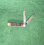 Cold Steel Mini Trapper Pocket Knife 8CR13MOV Blades Jigged Bone Handle. Fixed Price $20.00.