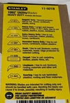 For Stanley Heavy Duty Utility Blades 1992 11-921B 400 Pack 2-7/16" X.024" Thick. Fixed Price $55.00.