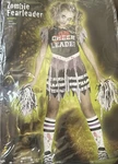 Fun World Zombie Fearleader Costume, X-large 14-16, Multicolor. Fixed Price $44.99.