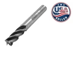 5/16" Hss Spiral End Mill Cutter - 4 Flute Flat Design For Smooth Finishes. Fixed Price $17.39.