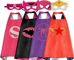 4 Superhero Capes And Masks For Kids Girls Cosplay Halloween Dress Costumes. Fixed Price $17.99.