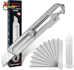 7-IN-1 Mutipurpose Utility Knife, Stainless Steel Retractable Box Cutter, Heavy. Fixed Price $22.00.