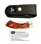 Buck 556 Open Season Folding Skinner Knife - W/ Sheath 420HC Rosewood 2018. Fixed Price $147.50.