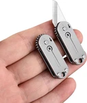 Edc Small Pocket Knife For Men, Cool Mini Folding Box Cutter With Unique. Fixed Price $12.75.