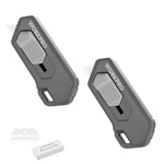 Workpro Safe Ceramic Box Cutter Small 2PC-GRAY With Extra Blades Quick Change. Fixed Price $16.99.