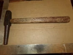 Vintage Whalebone 3/4" Round Hole Punch Hammer - Blacksmith Forge Anvil Tool. Fixed Price $29.99.