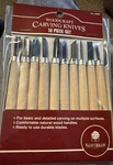 Walnut Hollow Woodcraft Carving Knives 10 Piece Set Durable Blades Handles. Fixed Price $29.99.