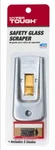 Hyper Tough Safety Glass Scraper + 5 Razor Blades 0.009" Heavy-duty All-steel. Fixed Price $9.99.