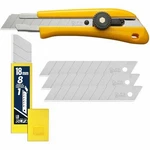 Olfa 18MM Bn-l Ratchet Lock Utility Knife With 10-PACK Of Silve 1118095. Fixed Price $68.80.