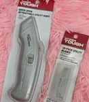 Hyper Tough Quick-open Retractable Utility Knife W/ 10-PACK Blades. Fixed Price $17.00.