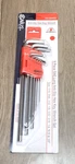 Genius Tools Pro 9PC Sae Long Anti-slip Hex Key Wrench Set #HK-009ASS. Fixed Price $51.14.