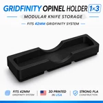 Gridfinity Opinel Knife Holder 1X3 Fits Base Plates - Modular Org. Fixed Price $24.99.