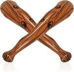 2 Pieces Inflatable Cave Bat Baseball Wooden Stick Man. Fixed Price $20.89.