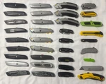 Lot Of 5 Stanley Quick Change Retractable Utility Knife Box Cutter Knives. Fixed Price $19.99.