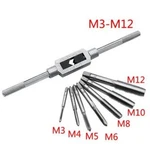 Adjustable T-handle Wrench Set Hss Thread Tapping Tool Metric Holder. Fixed Price $14.20.