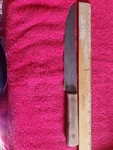 Vtg Ontario Knife Co 12"TRUE Edge High Hi-carbon Steel Blade Usa Old Hickory. Fixed Price $19.99.