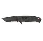 Milwaukee 48-22-1998 3 Inch Serrated Folding Knife Black New Original Box. Fixed Price $49.99.