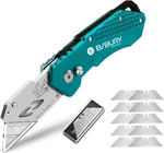 Bibury Utility Knife, Heavy Duty Folding Box Cutter, Pocket Carpet. Fixed Price $19.64.