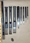 Vintage Williams Cold Chisel And Center Punch Set Ten (10) Pieces. Fixed Price $115.00.