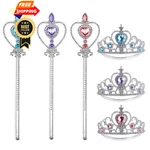 Princess Crown Tiara For Little Girls Child-size, Blue Pink Purple. Fixed Price $18.99.