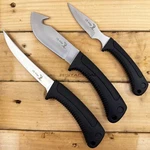 Elk Ridge Fixed Blade 3 Piece Fishing / Hunting Fillet Knife Set With Sheath. Fixed Price $29.99.