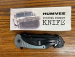 Humvee Folding Pocket Knife KTR-12. Fixed Price $30.00.